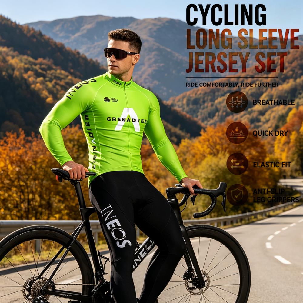 Cycling Gear Brands - Jesienny zestaw kolarski Ropa Ciclismo, wiosenna