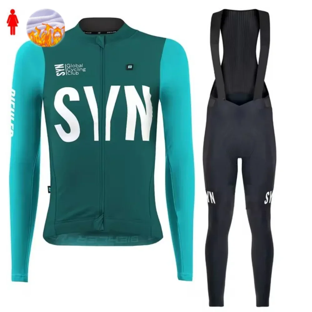 Damski zimowy zestaw kolarski  – Cycling Gear Jersey recenzja i cena