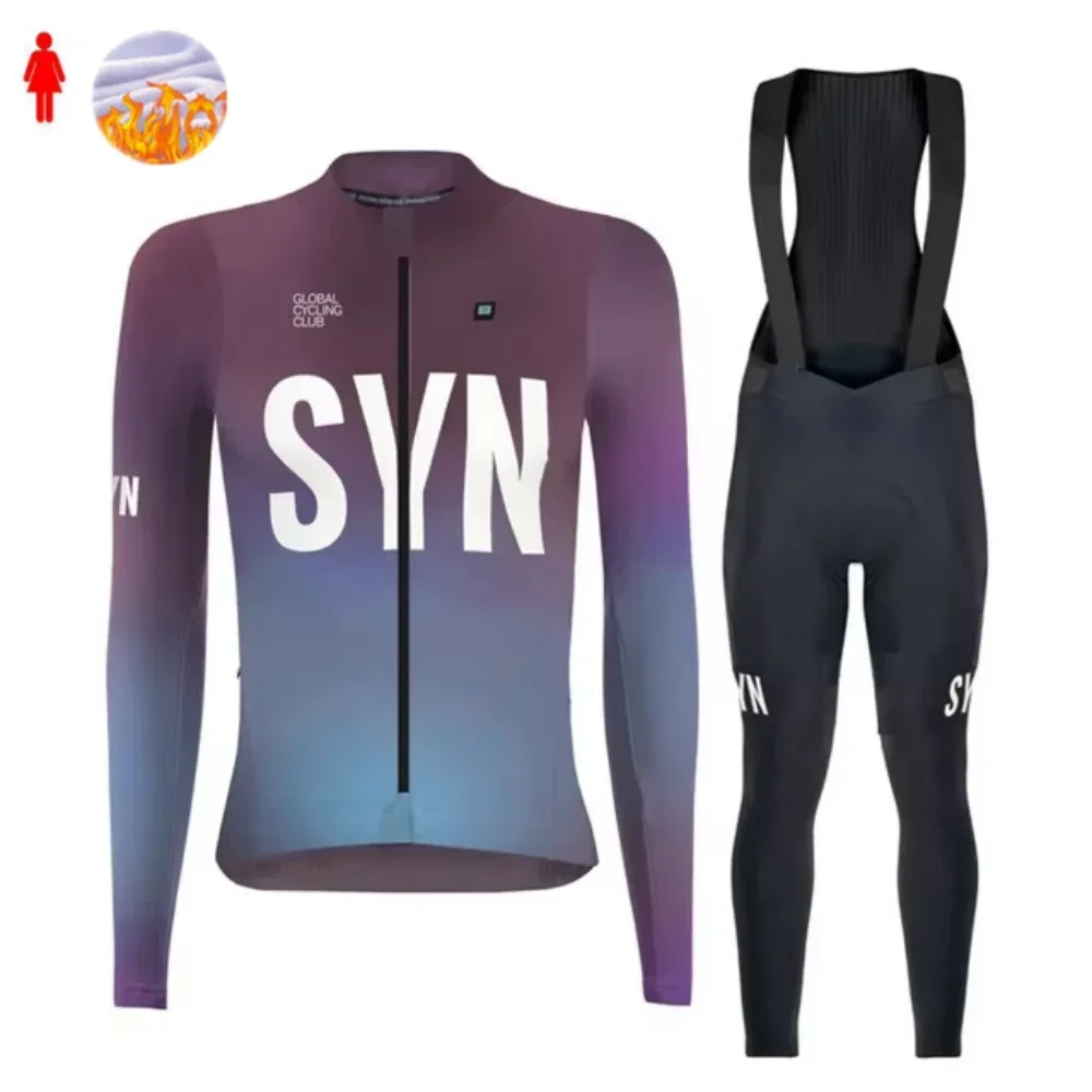 Damski zimowy zestaw kolarski  – Cycling Gear Jersey recenzja i cena