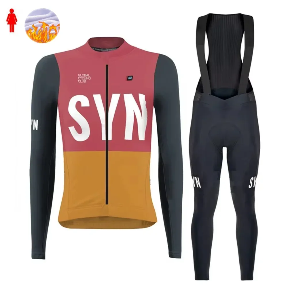Damski zimowy zestaw kolarski  – Cycling Gear Jersey recenzja i cena