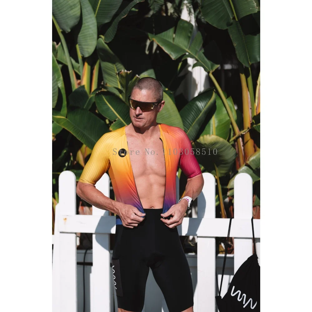 Kombinezon triathlonowy męski  – Cycling Gear Jersey recenzja i cena